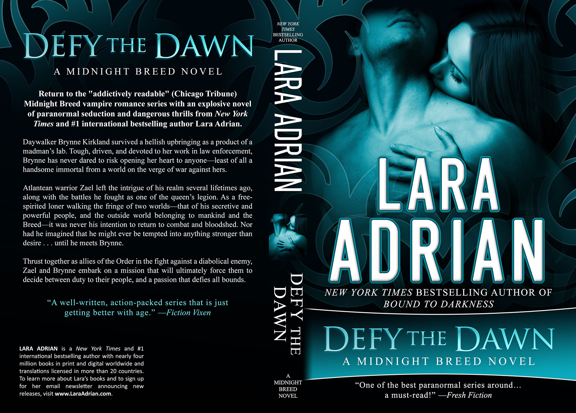 Defy the Dawn by Lara Adrian (Print Coverflat)