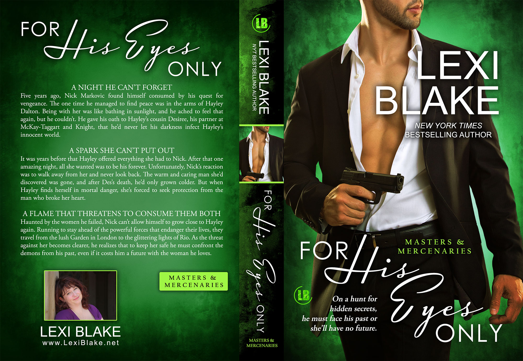 For His Eyes Only by Lexi Blake (Print Coverflat)