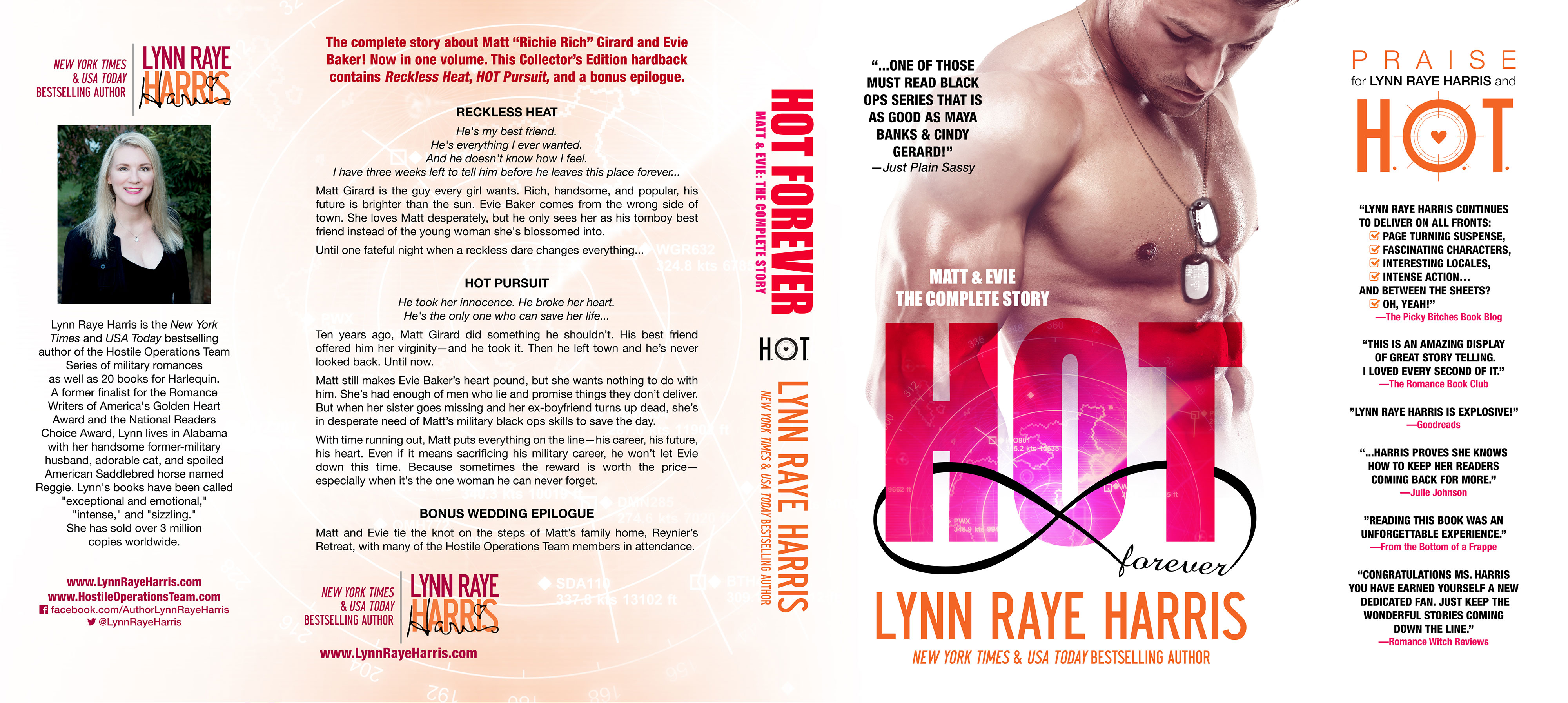HOT Forever by Lynn Raye Harris (Print Coverflat for Hardcover w/ flaps)