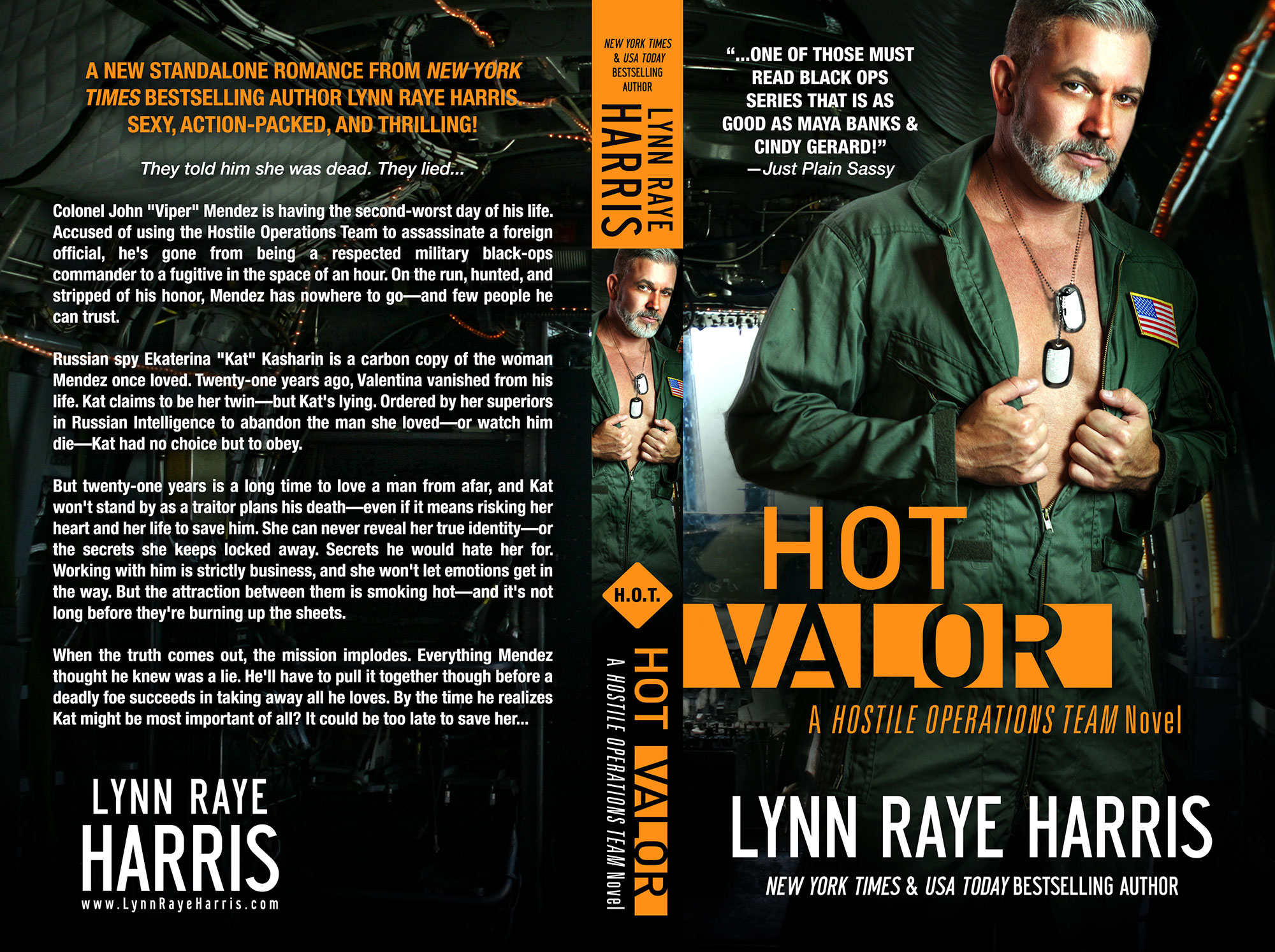 HOT VALOR by Lynn Raye Harris (Print Coverflat)