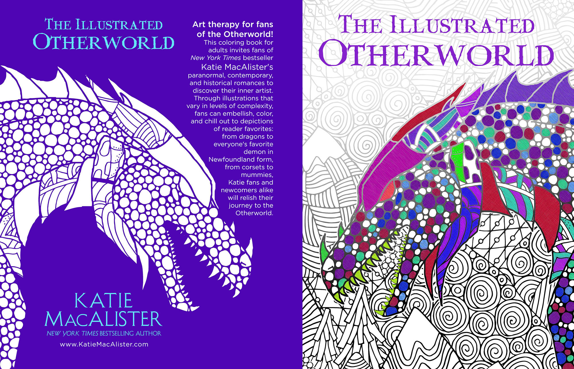 The Illustrated Otherworld by Katie MacAlister (Print Coverflat)