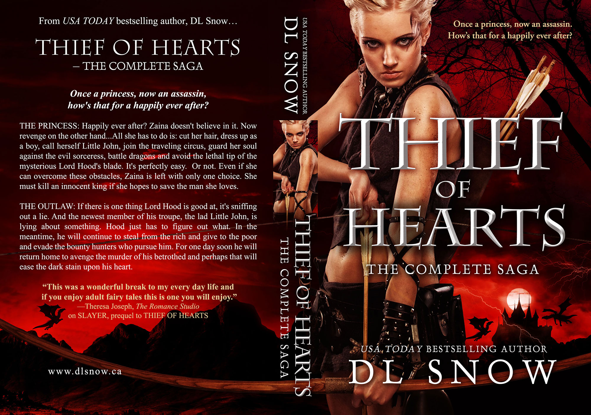 Thief of Hearts by DL Snow (Print Coverflat)